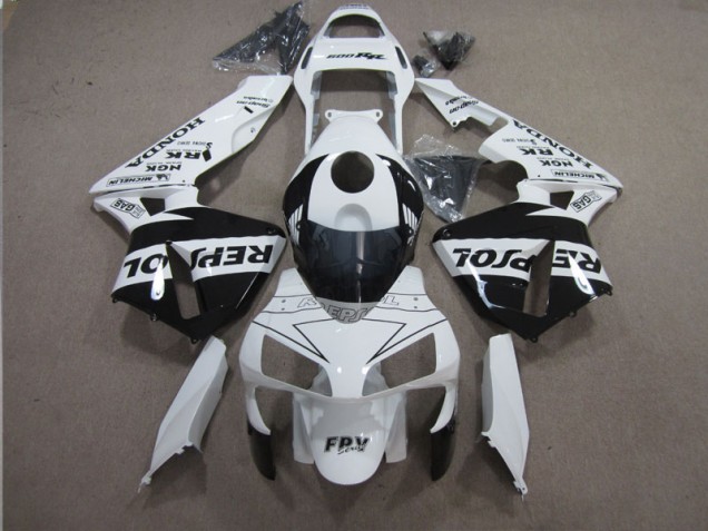 Bianco Nero Repsol Carene Moto Honda CBR 600 RR 2003-2004 Bianco Nero Repsol Carene Moto Honda CBR 600 RR 2003-2004
