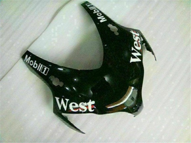 Bianco Nero West Carene Moto Honda CBR 1000 RR 2008-2011 Bianco Nero West Carene Moto Honda CBR 1000 RR 2008-2011