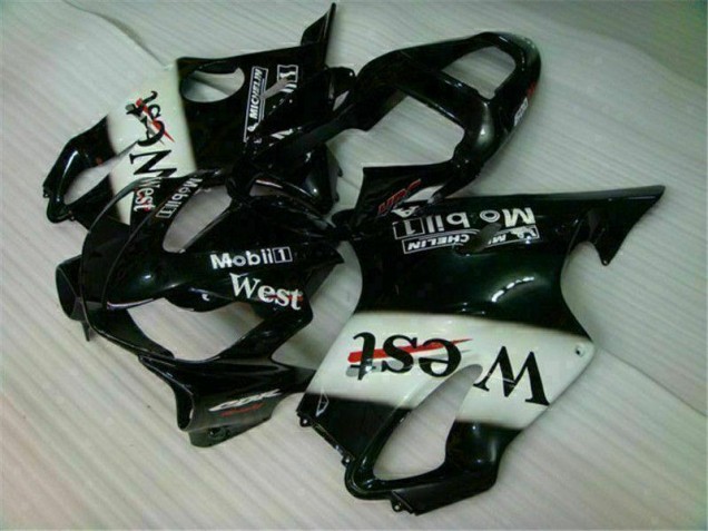 Bianco Nero West Carene Moto Honda CBR 600 F4i 2001-2003 Bianco Nero West Carene Moto Honda CBR 600 F4i 2001-2003