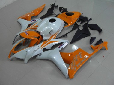 Bianco Perla Arancia Carene Moto Honda CBR 600 RR 2007-2008