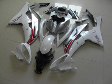 Bianco Perla Argento Carene Moto Yamaha R6 2008-2016