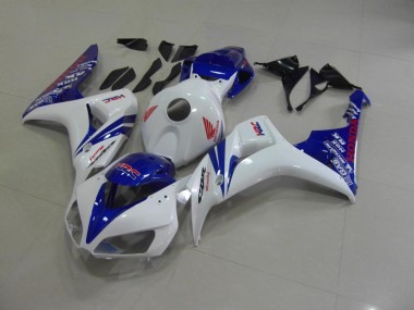 Bianco Perla Blu Carene Moto Honda CBR 1000 RR 2006-2007