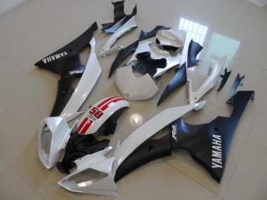 Bianco Perla & Nero 58 Sic Carene Moto Yamaha R6 2008-2016