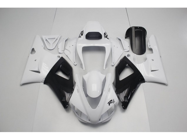 Bianco Perla Nero Carene Moto Yamaha R1 1998-1999 Bianco Perla Nero Carene Moto Yamaha R1 1998-1999