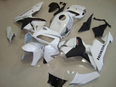 Bianco Perla Nero Opaco Carene Moto Honda CBR 600 RR 2005-2006