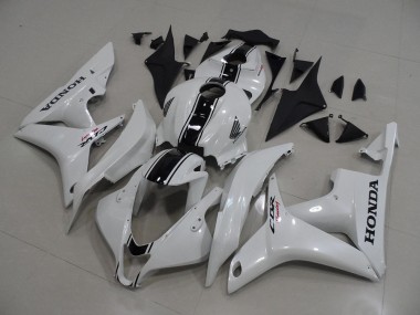 Bianco Perla con Nero Banda Carene Moto Honda CBR 600 RR 2007-2008