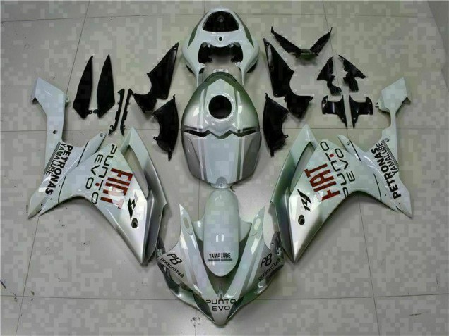 Bianco Plastica Moto Yamaha R1 2007-2008 Bianco Plastica Moto Yamaha R1 2007-2008