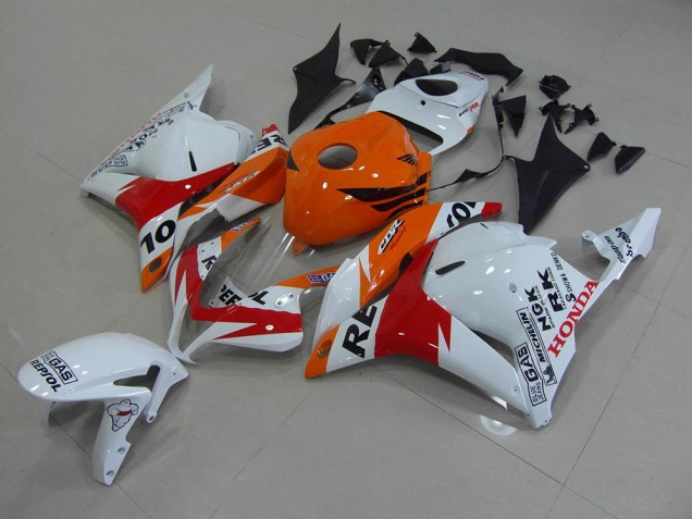 Bianco Repsol Carene Moto Honda CBR 600 RR 2009-2012 Bianco Repsol Carene Moto Honda CBR 600 RR 2009-2012