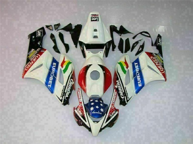 Bianco Rosso ABS Moto Plastica & Carene Honda CBR 1000 RR 2004-2005 Bianco Rosso ABS Moto Plastica & Carene Honda CBR 1000 RR 2004-2005