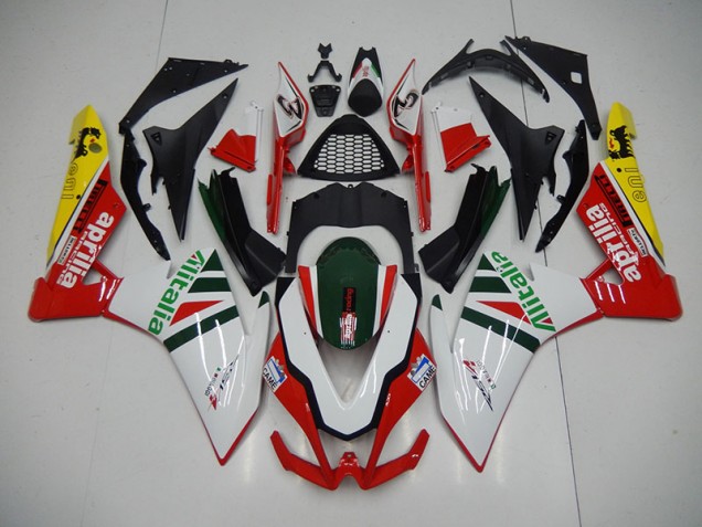 Bianco Rosso Alitalia Carene Moto Aprilia RSV4 2009-2015