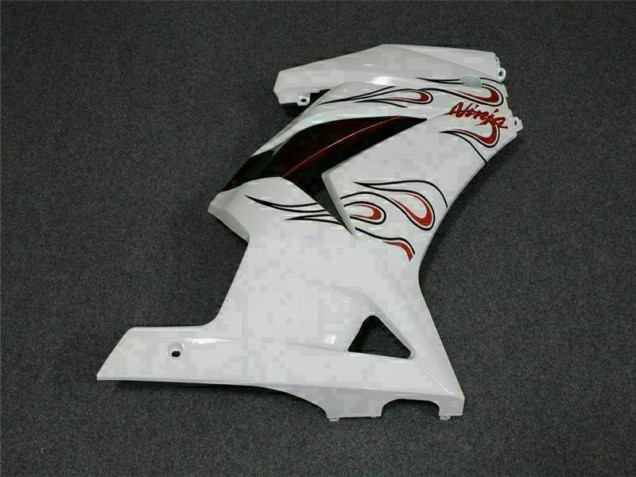 Bianco Rosso Carene Moto Kawasaki EX250 2008-2012