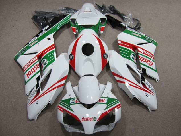 Bianco Rosso Castrol Carene Moto Honda CBR 1000 RR 2004-2005 Bianco Rosso Castrol Carene Moto Honda CBR 1000 RR 2004-2005
