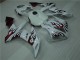 Bianco Rosso Fiamma Carene Moto Yamaha R1 2004-2006 Bianco Rosso Fiamma Carene Moto Yamaha R1 2004-2006