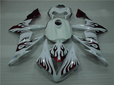 Bianco Rosso Fiamma Carene Moto Yamaha R1 2004-2006