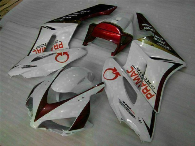 Bianco Rosso Kit Carenatura Moto Honda CBR 1000 RR 2004-2005 Bianco Rosso Kit Carenatura Moto Honda CBR 1000 RR 2004-2005