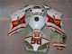 Bianco Rosso Kit Completo Carenatura Moto ABS Honda CBR 1000 RR 2004-2005 Bianco Rosso Kit Completo Carenatura Moto ABS Honda CBR 1000 RR 2004-2005