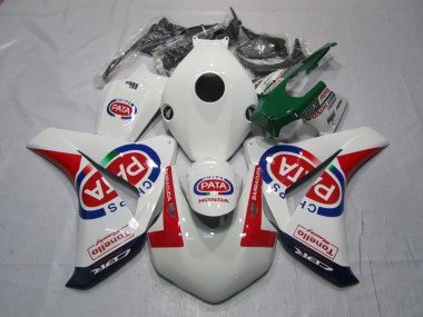 Bianco Rosso PATA Carene Moto & Plastica Moto Honda CBR 1000 RR 2008-2011