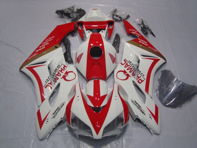 Bianco Rosso PRAMAC Carene Moto Honda CBR 1000 RR 2004-2005 Bianco Rosso PRAMAC Carene Moto Honda CBR 1000 RR 2004-2005