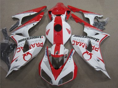 Bianco Rosso PRAMAC Carene Moto Honda CBR 1000 RR 2006-2007