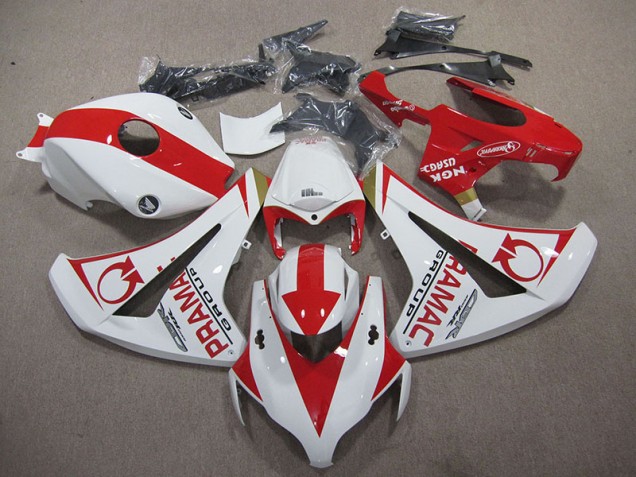 Bianco Rosso PRAMAC Carene Moto Honda CBR 1000 RR 2008-2011 Bianco Rosso PRAMAC Carene Moto Honda CBR 1000 RR 2008-2011