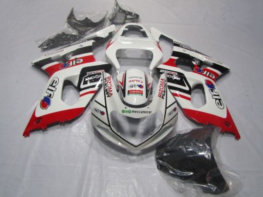 Bianco Rosso Rizoma Playboy Carene Moto Suzuki GSXR 1000 K1 2000-2002