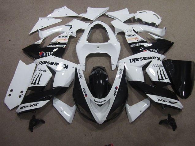 Bianco Touch4 Monster Carene Moto Kawasaki ZX10R 2006-2007