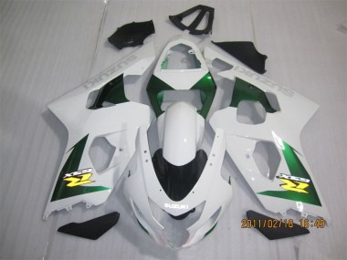 Bianco Verde Carene Moto Suzuki GSXR 600 K4 2004-2005