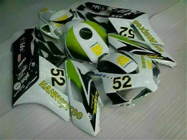 Bianco Verde Hannspree 52 Carene Moto & Plastica Honda CBR 1000 RR 2004-2005 Bianco Verde Hannspree 52 Carene Moto & Plastica Honda CBR 1000 RR 2004-2005