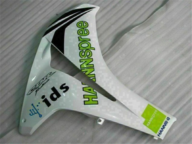 Bianco Verde Hannspree 84 Carene Moto Honda CBR 1000 RR 2008-2011 Bianco Verde Hannspree 84 Carene Moto Honda CBR 1000 RR 2008-2011