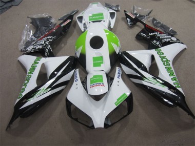 Bianco Verde Hannspree Carene Moto Honda CBR 1000 RR 2006-2007