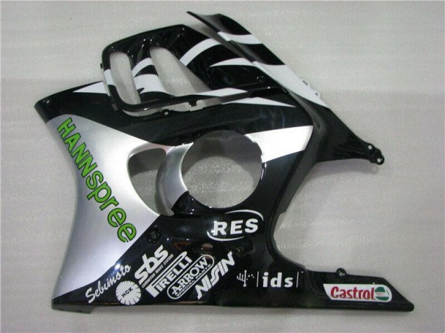 Bianco Verde Hannspree Carene Moto Honda CBR 600 F3 1995-1998 Bianco Verde Hannspree Carene Moto Honda CBR 600 F3 1995-1998