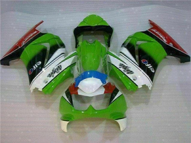 Bianco Verde Nero Ninja Carene Moto Kawasaki EX250 2008-2012