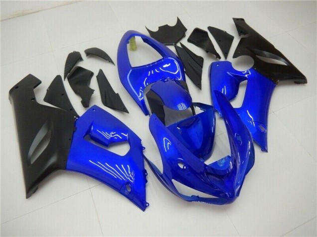 Blu ABS Kit Carenatura Moto Kawasaki ZX6R 2005-2006 Blu ABS Kit Carenatura Moto Kawasaki ZX6R 2005-2006