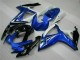 Blu ABS Moto Plastica & Carene Suzuki GSXR 600 / 750 K6 2006-2007 Blu ABS Moto Plastica & Carene Suzuki GSXR 600 / 750 K6 2006-2007