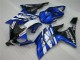 Blu ABS Plastica Moto Yamaha R6 2008-2016 Blu ABS Plastica Moto Yamaha R6 2008-2016