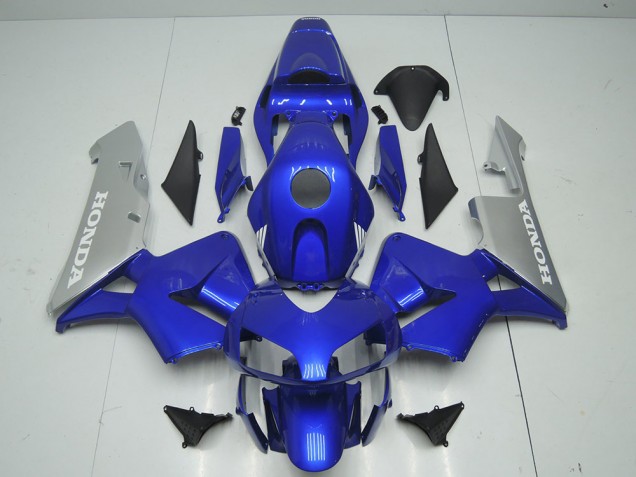 Blu Argento Carene Moto Honda CBR 600 RR 2003-2004 Blu Argento Carene Moto Honda CBR 600 RR 2003-2004