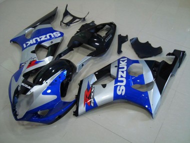Blu Argento Carene Moto Suzuki GSXR 1000 K3 2003-2004