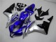 Blu Argento Nero Carene Moto Honda CBR 600 RR 2007-2008 Blu Argento Nero Carene Moto Honda CBR 600 RR 2007-2008