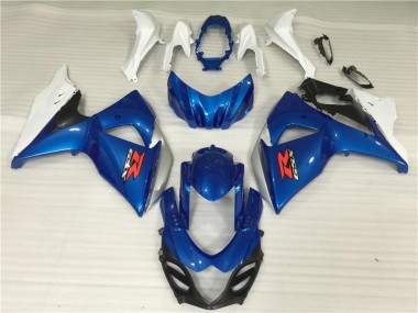 Blu Bianco ABS Kit Carenatura Moto Suzuki GSXR 1000 K9 2009-2016