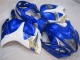 Blu Bianco ABS Kit Carenatura Moto Suzuki GSXR 1300 Hayabusa 2008-2019 Blu Bianco ABS Kit Carenatura Moto Suzuki GSXR 1300 Hayabusa 2008-2019