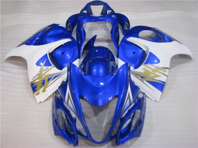 Blu Bianco ABS Kit Carenatura Moto Suzuki GSXR 1300 Hayabusa 2008-2019 Blu Bianco ABS Kit Carenatura Moto Suzuki GSXR 1300 Hayabusa 2008-2019