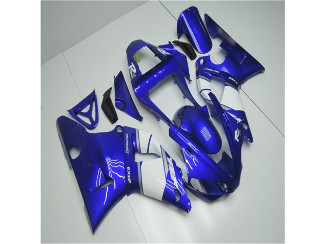 Blu Bianco ABS Kits Carena Moto Yamaha R1 2000-2001 Blu Bianco ABS Kits Carena Moto Yamaha R1 2000-2001