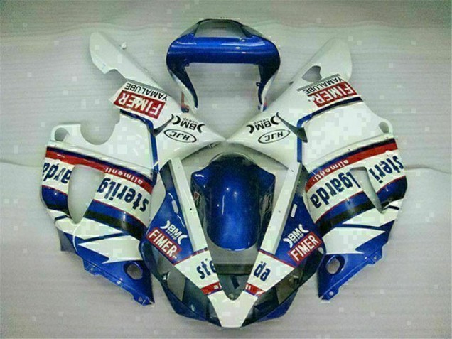 Blu Bianco ABS Kits Carene Moto Yamaha R1 2000-2001 Blu Bianco ABS Kits Carene Moto Yamaha R1 2000-2001