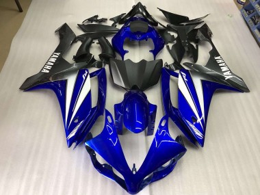 Blu Bianco ABS Moto Plastica & Carena Yamaha R1 2007-2008