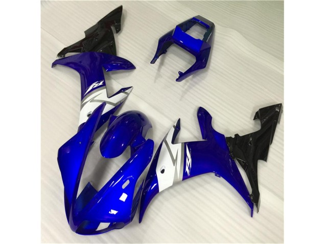 Blu Bianco ABS Moto Plastica & Moto Carena Yamaha R1 2002-2003