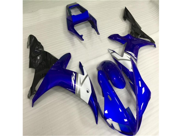 Blu Bianco ABS Moto Plastica & Moto Carena Yamaha R1 2002-2003