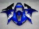 Blu Bianco ABS Moto Plastica & Moto Carena Yamaha R1 2002-2003