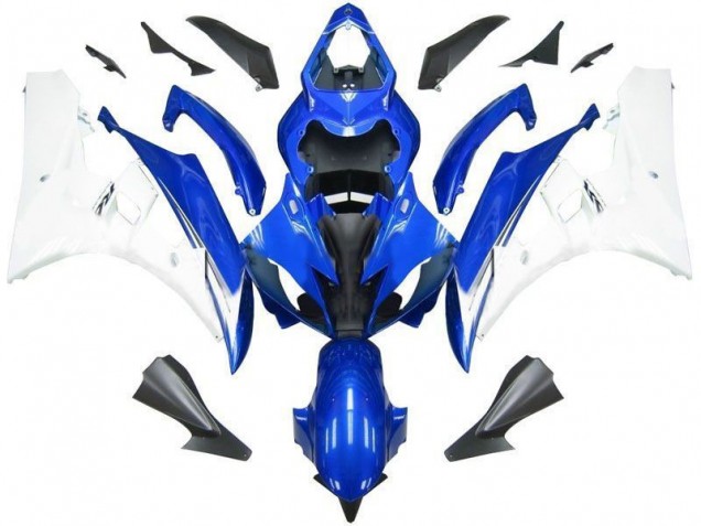 Blu Bianco Carena Moto Yamaha R6 2006-2007 Blu Bianco Carena Moto Yamaha R6 2006-2007