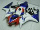 Blu Bianco Carene Moto Honda CBR 1000 RR 2006-2007 Blu Bianco Carene Moto Honda CBR 1000 RR 2006-2007