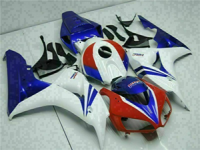 Blu Bianco Carene Moto Honda CBR 1000 RR 2006-2007 Blu Bianco Carene Moto Honda CBR 1000 RR 2006-2007